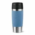 Produktbild: Emsa Isolierbecher Travel Mug Classic, To-Go-Becher, Edelstahl, Aquablau, 360 ml