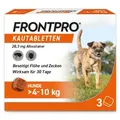 Produktbild: Frontpro 28 mg Kautabletten f.Hunde >4-10 kg 3 St