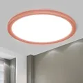 Produktbild: LQWELL® LED Deckenlampe, IP44 Wasserfest Rund Flach,Modern Schlicht Lampe, Dünn für ,Wohnzimmer Badezimmer Schlafzimmer Balkon Keller Bür...