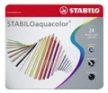 Produktbild: STABILO  1624-5 STABILO Aquarell-Buntstift aquacolor ARTY, 24er Metalletui