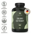 Produktbild: Salbei Kapseln Vegan - 180 Stück (6 Monate) - 12mg ätherische Öle - TRUE NATURE®
