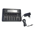 Produktbild: VOLTCRAFT CC-8 Rundzellen-Ladegerät Li-Ion LiFePO4 NiMH NiCd AA AAA Neu