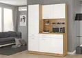 Produktbild: Kuechen-preisbombe Buffet Küche Mario 150cm Küchenzeile Küchenblock Einbauküche Weiss Eiche Artisan