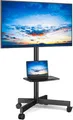 Produktbild: Höhenverstellbarer TV-Ständer | Rollbaren Standfuß mit Neigungsfunktion