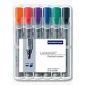 Produktbild: STAEDTLER Flipchartmarker Lumocolor 356 B WP6 2-5mm sort. 6 St./Pack.