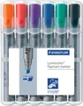 Produktbild: STAEDTLER Flipchartmarker Lumocolor 356BWP6, 6er Set 187006