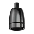 Produktbild: E27 Fassung Porzellan schwarz 230V AC max. 300W