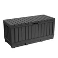 Produktbild: Keter Kentwood Aufbewahrungsbox 350L - 119,6x58,5x55,8cm - anthrazit