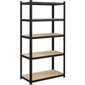 Produktbild: Songmics Lagerregal 40 cm x 90 cm x 180 cm Schwarz