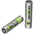 Produktbild: Ansmann DECT maxE HR03 Micro (AAA)-Akku NiMH 550 mAh 1.2 V 2 St.