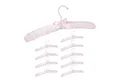 Produktbild: relaxdays Kleiderbügel Set Sati, (10er Set, 10-tlg), Rosa