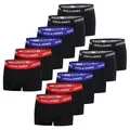 Produktbild: JACK & JONES Boxershorts Herren 12er Pack Basic Trunks Boxer Stretch Unterhosen Unterwäsche Retroshorts Set Baumwolle, Größe:M, Farbe:Farbmix 3