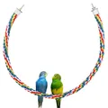 Produktbild: Tau Sitzstange Vögel Papagei Seil Spirale für Wellensittiche/Parrot Climbing ...