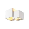 Produktbild: SLV Wandaufbauleuchte PLASTRA WL CUBES / Wand-Beleuchtung innen, Aufbau-Leuchte, Wandaufbauleuchte, Decken-Strahler / G9 15.0W weiß, 1004733, Plastra cubes 19.7cm x 13.5cm