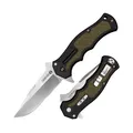 Produktbild: Cold 20MWC Steel, Crawford Model 1 Linerlock, Klappmesser, Satin Finish, Taschenmesser, Extended Tang, Extended Tang, 4034 Klingenstahl, scharfes Messer für Outdoor, Camping, Schnitzen