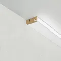 Produktbild: LED-Deckenleiste Wandleiste Schiene MDF weiß 22 x 45 x 2500mm