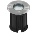 Produktbild: smartwares LED Einbaustrahler Ranex 5000.461 LED Bodeneinbaustrahler für Außen, rund, befahrbar, bis, Gebürsteter Stahl inkl. LED 5000.461