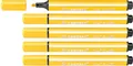Produktbild: STABILO - Gefederter Dreikant-Filzstift - Trio Scribbi - 5er Pack - gelb