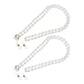 Produktbild: 2 Stücke Perlen Brillenkette Dekorative Brillenkette Metallische Brillenkette...