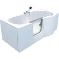 Produktbild: AquaVapore Seniorenwanne mit Tür S12-EH-L Badewanne 170x85cm