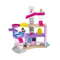 Produktbild: Fisher-Price HJN55 - Little People Barbie kleine-große Traumvilla, interaktives Spielset mit 2 Figuren und Zubehör, mit verschiedenen Sounds und mehrfarbigen Lichtern für Kinder ab 18 Monaten