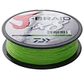 Produktbild: Daiwa J-Trenza 8 geflochtene Schnur, 150 m, Dunkelgrün, Gelbgrün, DM: 0,24 mm