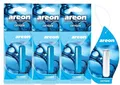 Produktbild: AREON Liquid Auto Parfüm Sauerstoff Autoduft Hängend Duftflakon Flakon Blau Lufterfrischer Set Aufhängen Anhänger Spiegel 5ml 3D (Oxygen Pack x 3)