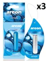Produktbild: 3 x Areon Liquid 5 ml. Oxygen Car Aroma Parfümbaum Lufterfrischer Duft