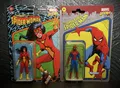 Produktbild: Marvel Legends Retro Collection Spider Man + Spider Woman Hasbro Kenner Neu OVP