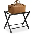 Produktbild: Relaxdays - Kofferständer klappbar, Holz Gepäckablage, hbt: 54,5 x 66 x 44 cm, Kofferhocker für Hotel & Zuhause, schwarz