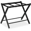 Produktbild: Relaxdays Kofferständer klappbar, Holz Gepäckablage, HBT: 54,5 x 66 x 44 cm, Kofferhocker für Hotel & Zuhause, schwarz