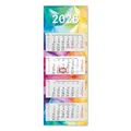 Produktbild: Timr 4-Monatskalender 2026 - Wandkalender 4 Monate mit Schieber - 90 cm Viermonatskalender mehrsprachig D/GB/F/ES I Motiv Bunt I tr319