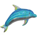 Produktbild: Folienballon Delfin irisierend, ca. 73x68cm