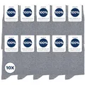Produktbild: Occulto Herren 100% Baumwolle Socken 10-20er Pack (Modell: Ingo) 39-42 10 Paar | Grau