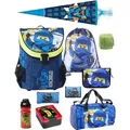Produktbild: Lego Ninjago Schulranzen Set 10-tlg. EASY JAY Ranzen 1. Klasse mit Sporttasche und Schultüte Ninja Blau - Blau