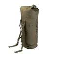 Produktbild: Mil-Tec US Seesack mit Doppelgurt PES (75 Liter) • Bundeswehr Rucksack mit 2 gepolsterten Schultergurten + Tragegriff • Military Reisetasche • Militär Ausrüstung • Outdoor Reisesack • Farbe: Oliv