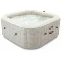 Produktbild: Aufblasbarer Whirlpool 'PureSpa Chevron Deluxe Square', creme, ø 239 x 71 cm - Intex