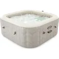 Produktbild: INTEX 28472NP - Whirlpool - Chevron Deluxe Square Bubble (196x196cm) für 6 Personen - Grau
