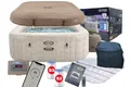 Produktbild: INTEX 28472 Deluxe  Bubble Pure Spa Set, 4 Personen Aufblasbarer Whirlpool