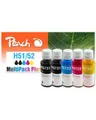 Produktbild: Peach Standardertrag 90 ml 70 5000 Seiten 5 Stücke Multipack Spar Pack Plus Tintenpatronen kompatibel zu HP GT51 GT52 M0H57AE*2 M0H54AE M0H55AE M0H56A (PI300-1008)