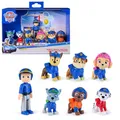 Produktbild: PAW PATROL – Search & Rescue: Figuren-Set mit 7 Charakteren (Chase, Marshall, Skye, Rubble, Rocky, Zuma, Ryder), ca. 6 cm, bewegliche Köpfe und Gliedmaßen, Spielzeug für Kinder ab 3 Jahren