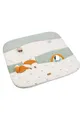 Produktbild: Sterntaler Spieldecke Fuchs Filou - 100x100cm - wattierte Baby Activity Decke mit Spiegelfolie, Quietsche, Rassel & Beißring - Krabbeldecke waschbar - Geschenk Idee - Jungen & Mädchen, lichtgrau