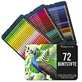 Produktbild: Zenacolor Buntstifte Set 72 Professionelles Buntstifte - Bleistifte für Malbücher - Stifte Set für Zeichnen