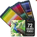 Produktbild: Zenacolor Buntstifte Set 72 Professionelles Buntstifte - Bleistifte für