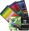 Produktbild: Zenacolor Buntstifte Set 72 Professionelles Buntstifte Farbstifte Zeichnen Kunst