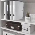 Produktbild: LEITZ Ordner Rückenbreite 6.5 cm DIN A4 Kunststoff weiß 11070001
