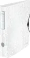 Produktbild: LEITZ Ordner Active WOW, 180 Grad, 60 mm, weiß DIN A4, runder Rücken, aus Polyform, Oberflächenstruktur - 1 Stück (1107-00-01)