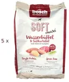 Produktbild: (€7,99/kg) Bosch HPC Soft Maxi Wasserbüffel & Süßkartoffel Hundefutter 5 x 1 kg