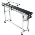 Produktbild: VEVOR Bandförderer PVC Edelstahl Gurtförderer 1498,6x198,1mm Doppelte Leitplanke