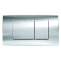 Produktbild: Geberit Twiline30 Doppel-Taste Betätigungsplatte Glanzchrom WC 115899KH1